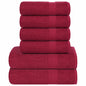 6-Delige Handdoekenset 360 G/M² 100% Katoen