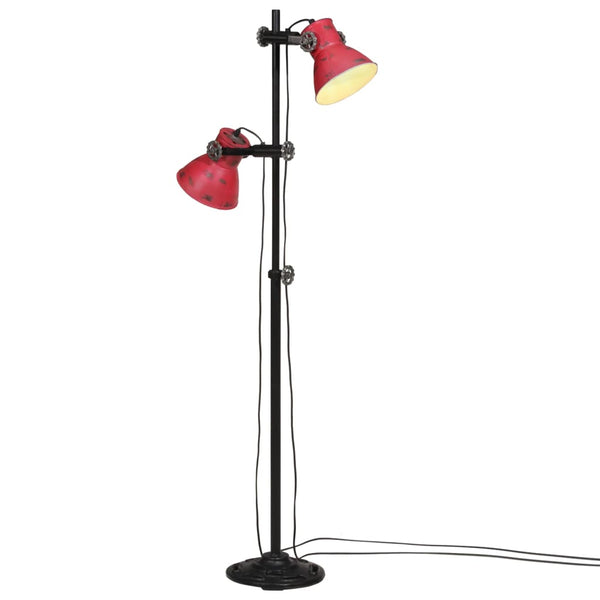Vloerlamp Met 2 Lampenkappen E27 Gietijzer