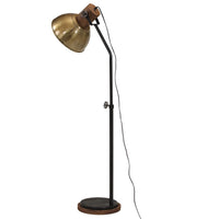 Vloerlamp 25 W E27 30X30X100-150 Cm Antiek Messingkleurig