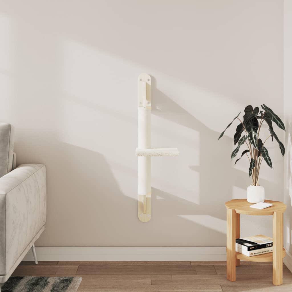 Kattenmeubel Wandgemonteerd Met Krabpaal 85,5 Cm Kleurig