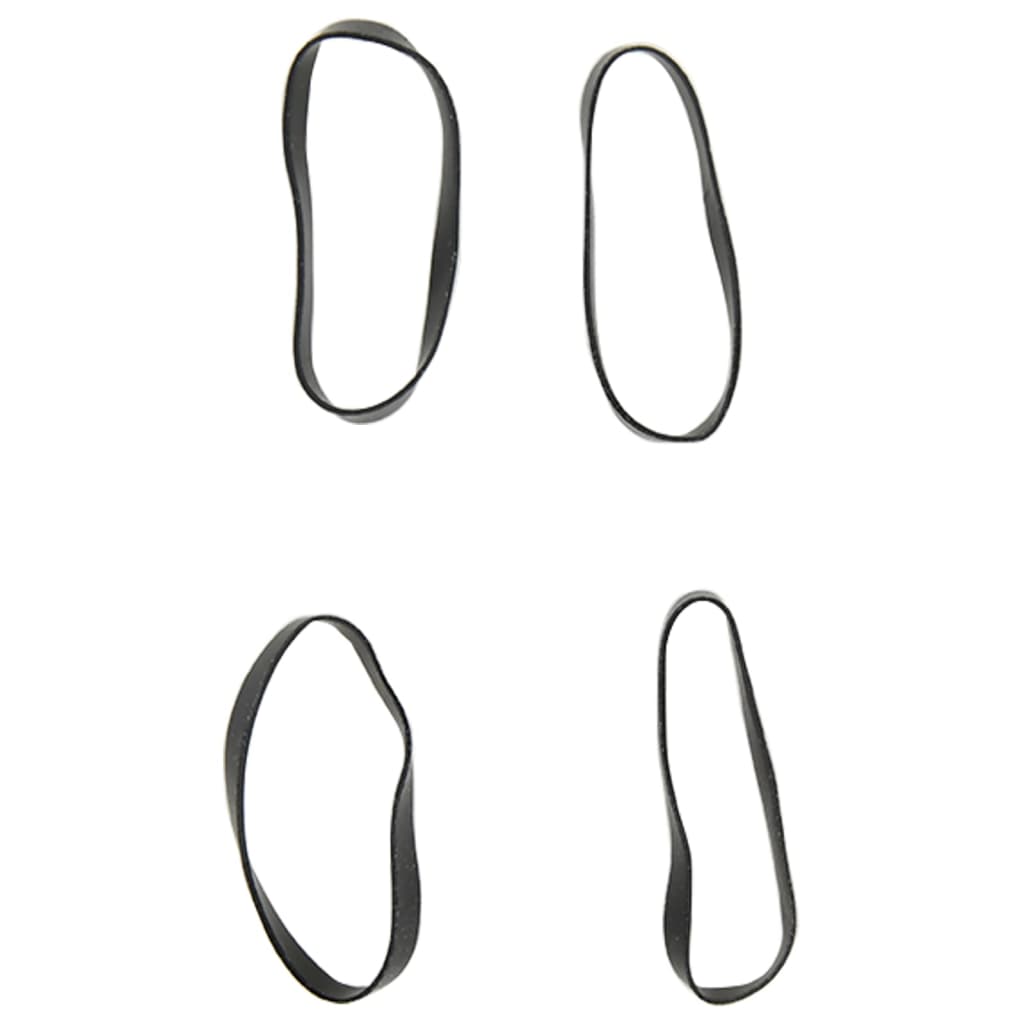 Haarelastiekjes Paard 500 St Silicone Zwart