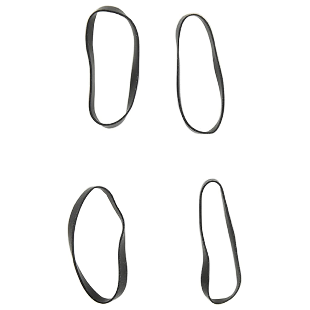 Haarelastiekjes Paard 1500 St Silicone Zwart