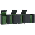 Containerberging Voor 1 Container 69X79X117 Cm Staal Antraciet