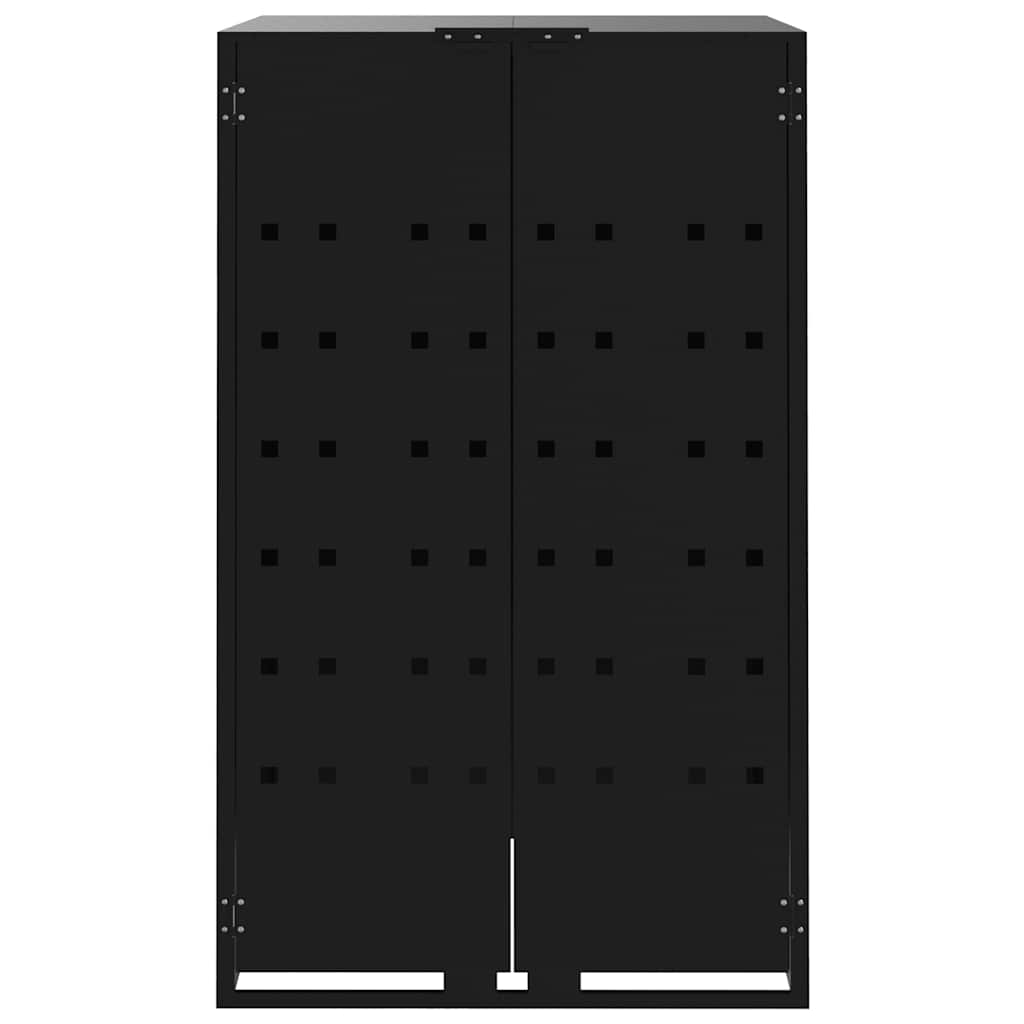 Containerberging Voor 1 Container 69X79X117 Cm Staal Zwart