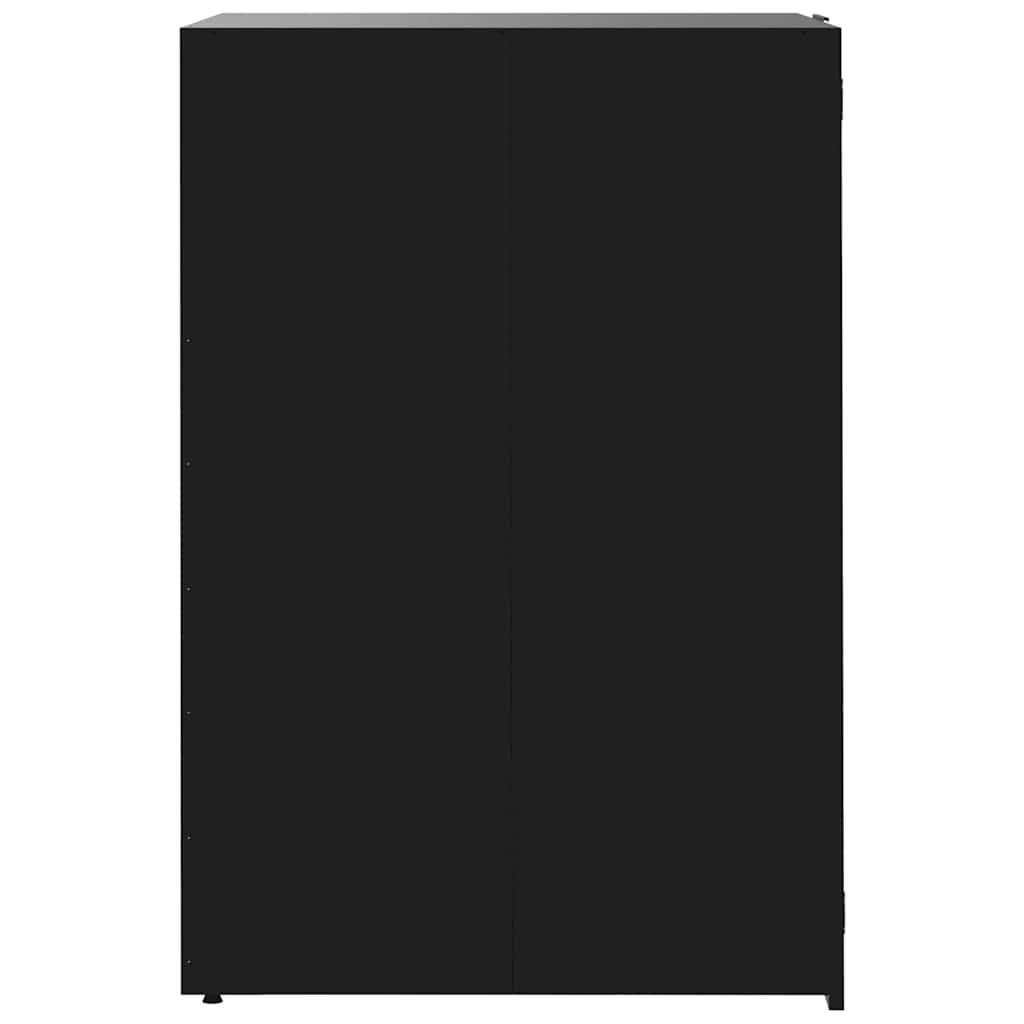 Containerberging Voor 1 Container 69X79X117 Cm Staal Zwart