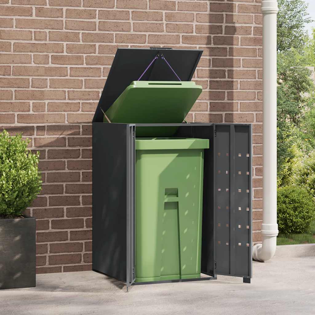 Containerberging Voor 1 Container 69X79X117 Cm Staal Antraciet