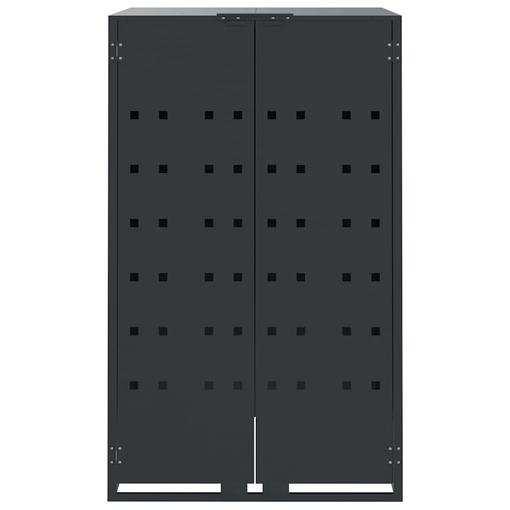 Containerberging Voor 1 Container 69X79X117 Cm Staal Antraciet