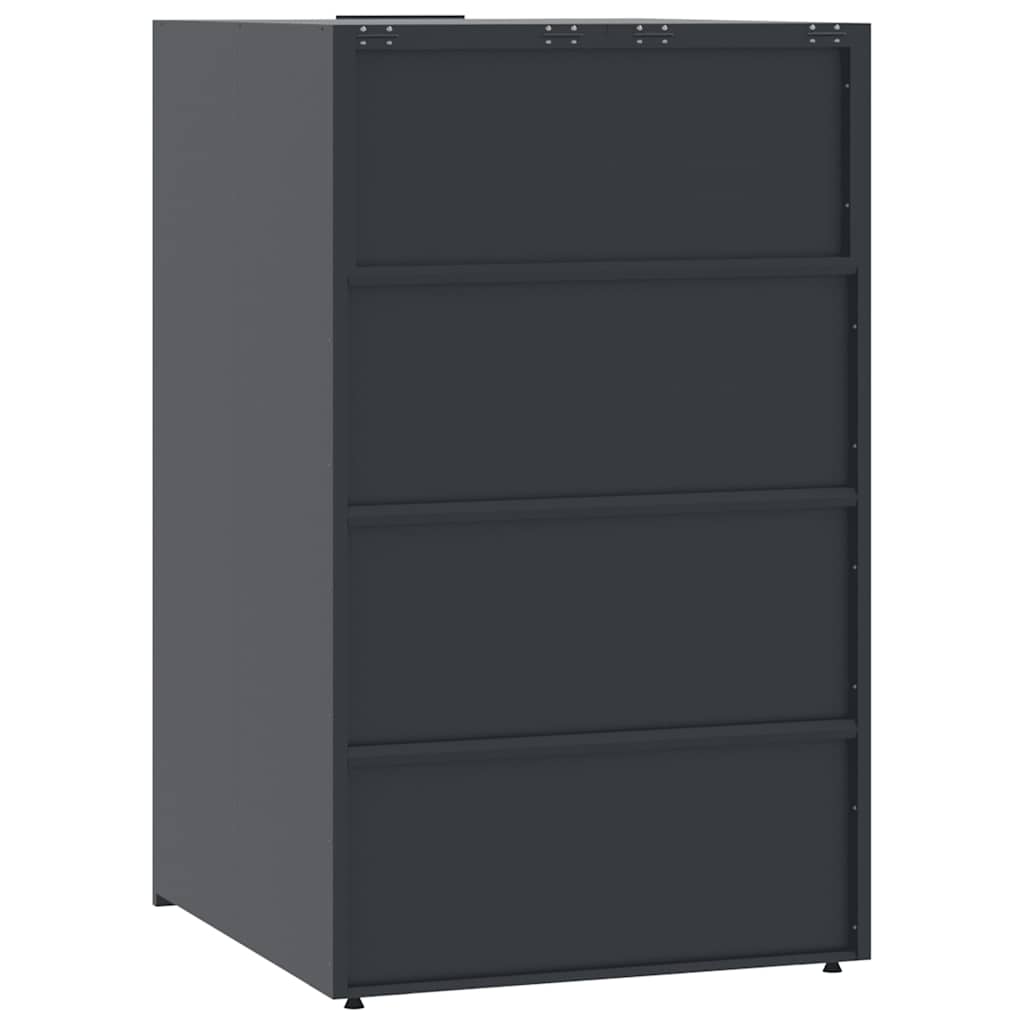 Containerberging Voor 1 Container 69X79X117 Cm Staal Antraciet