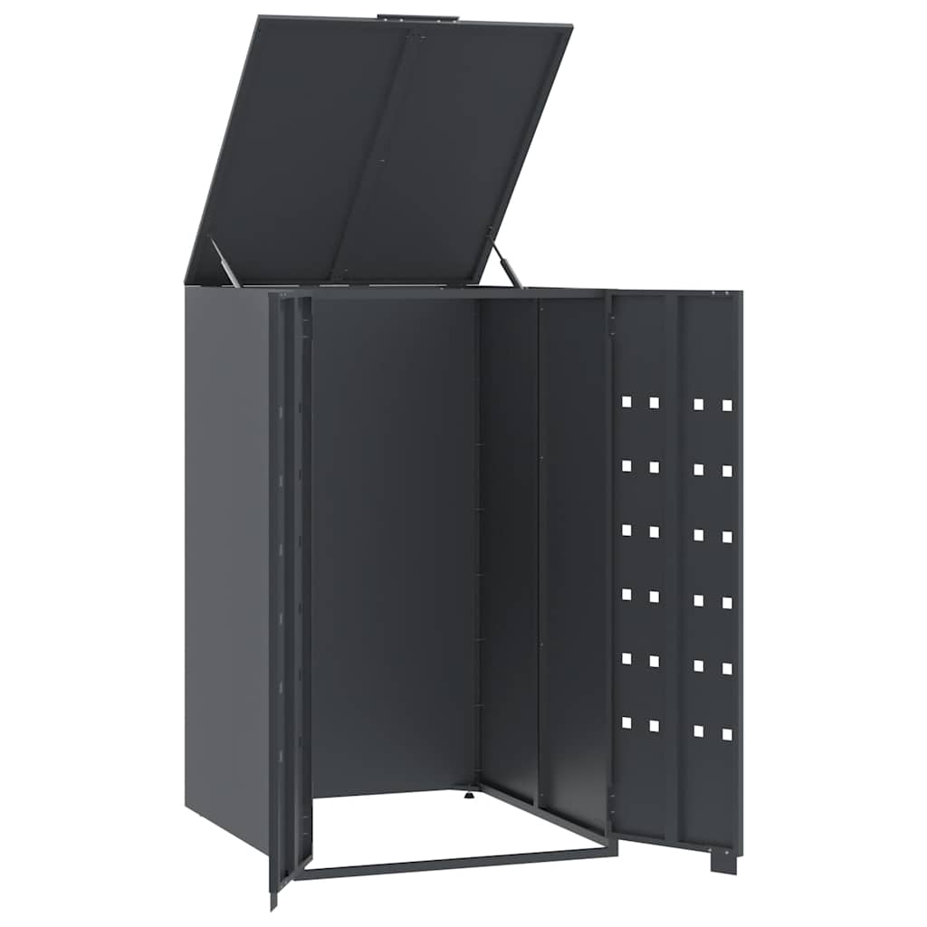 Containerberging Voor 1 Container 69X79X117 Cm Staal Antraciet