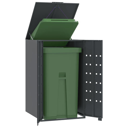 Containerberging Voor 1 Container 69X79X117 Cm Staal Antraciet