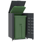 Containerberging Voor 1 Container 69X79X117 Cm Staal Antraciet