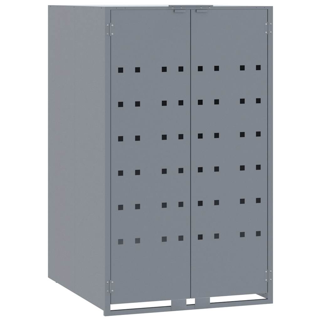 Containerberging Voor 1 Container 69X79X117 Cm Staal Grijs