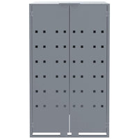 Containerberging Voor 1 Container 69X79X117 Cm Staal Grijs