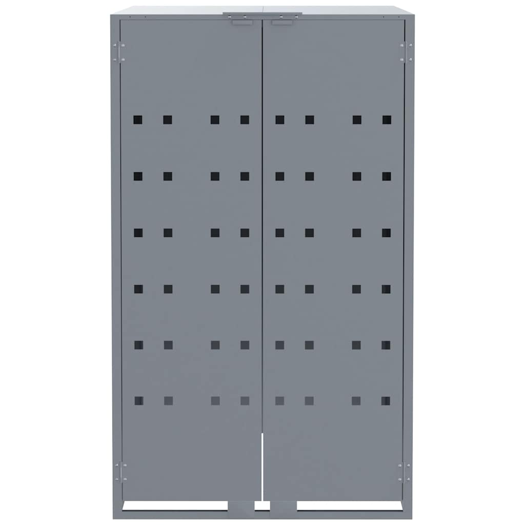 Containerberging Voor 1 Container 69X79X117 Cm Staal Grijs