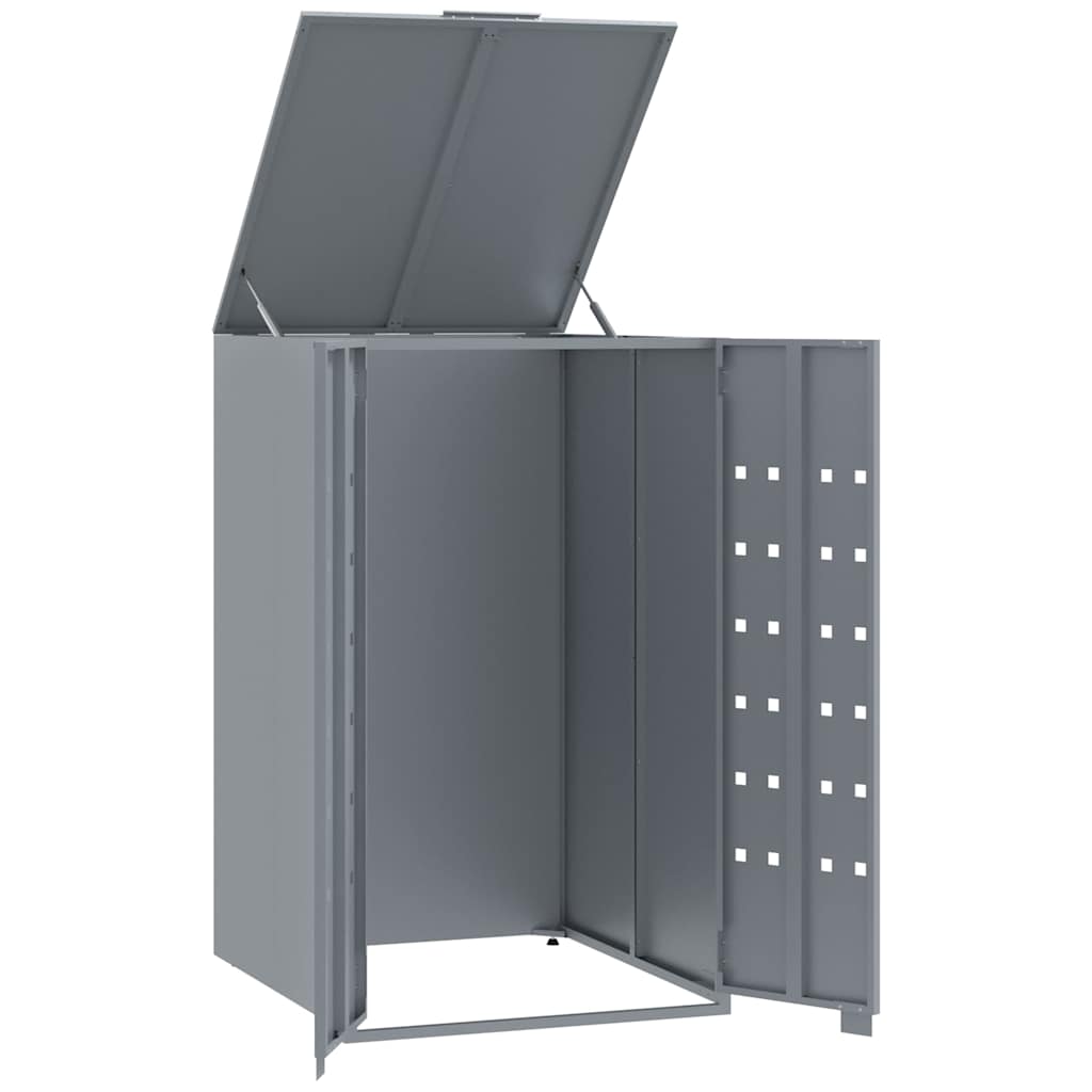Containerberging Voor 1 Container 69X79X117 Cm Staal Grijs