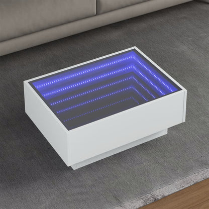 Salontafel Met Led Bewerkt Hout