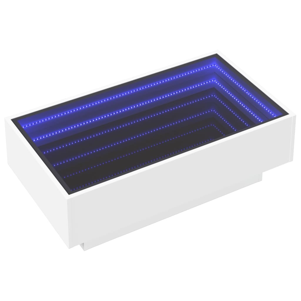 Salontafel Met Led Bewerkt Hout