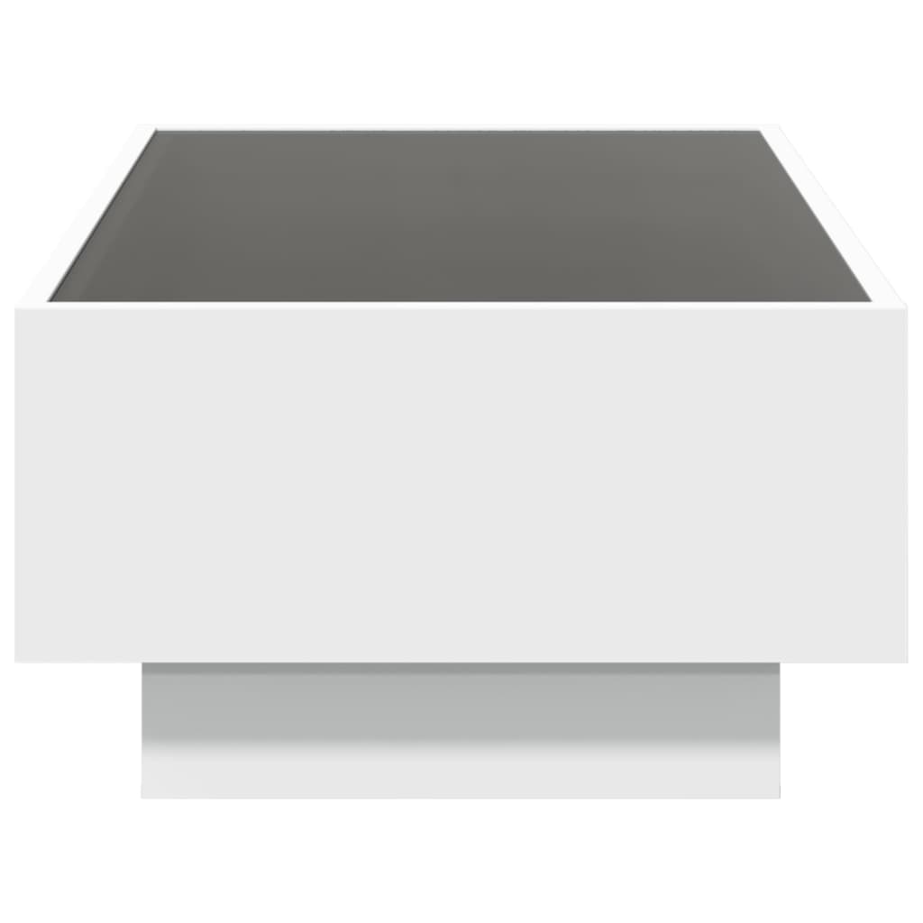 Salontafel Met Led Bewerkt Hout