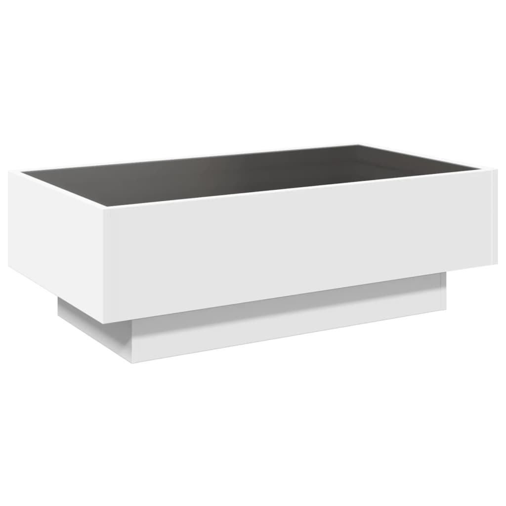 Salontafel Met Led Bewerkt Hout