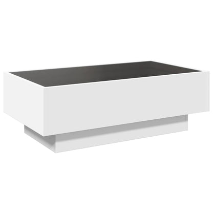 Salontafel Met Led Bewerkt Hout
