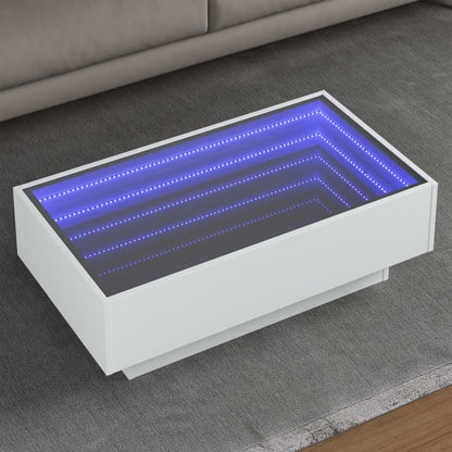 Salontafel Met Led Bewerkt Hout