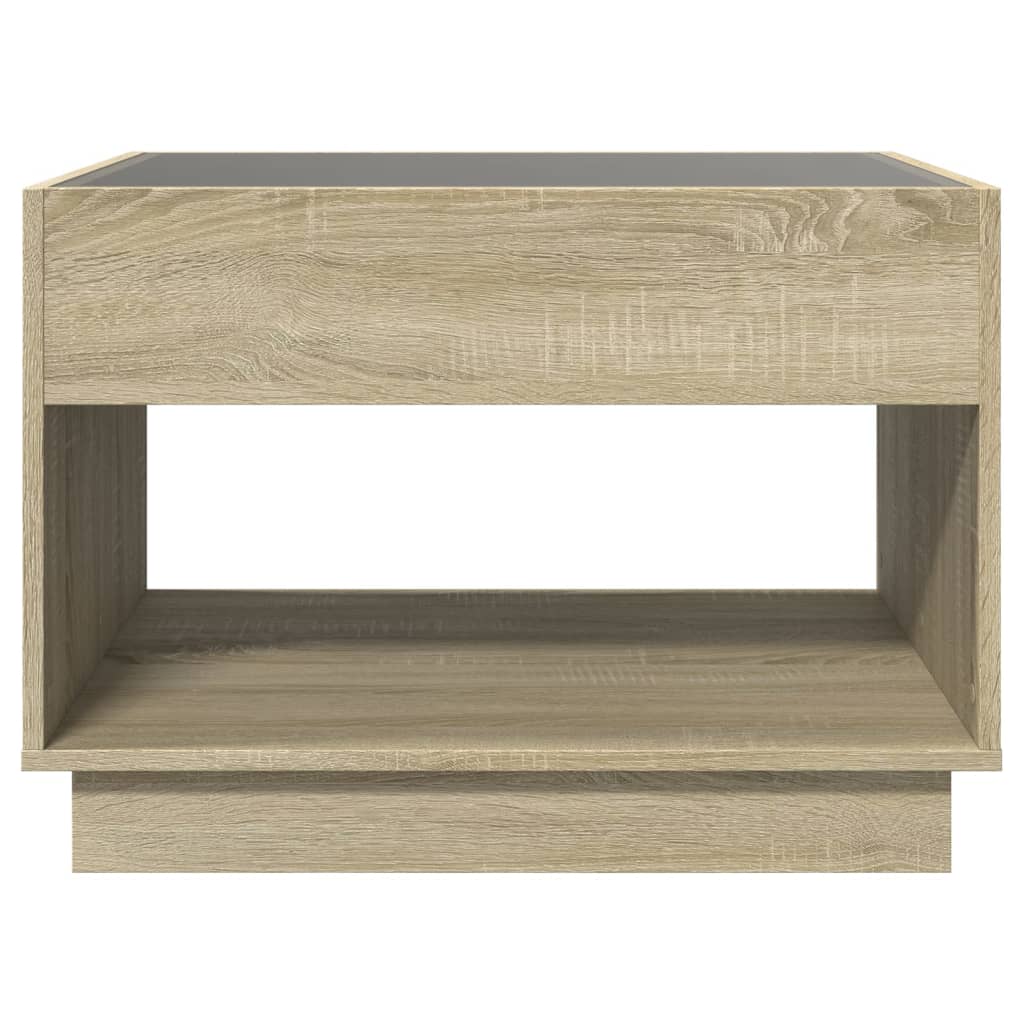 Salontafel Met Infinity Led 70X50X50 Cm Kleurig