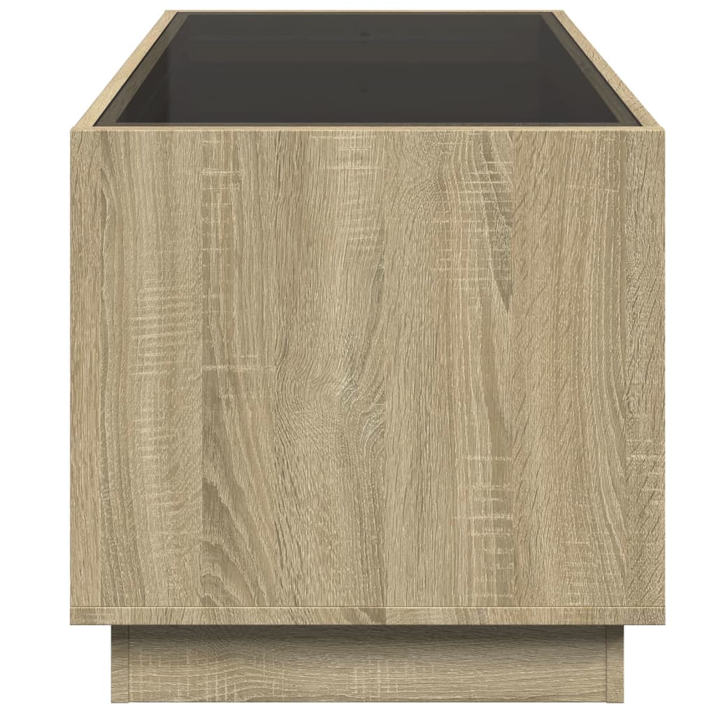 Salontafel Met Infinity Led 70X50X50 Cm Kleurig