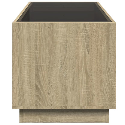 Salontafel Met Infinity Led 70X50X50 Cm Kleurig