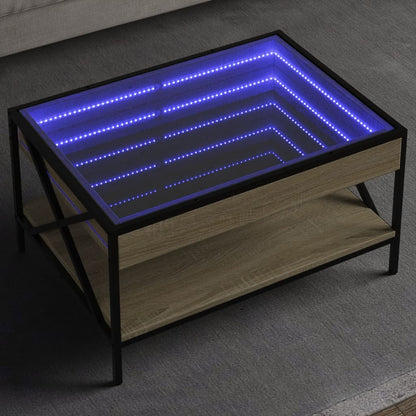 Salontafel Met Infinity Led Kleurig
