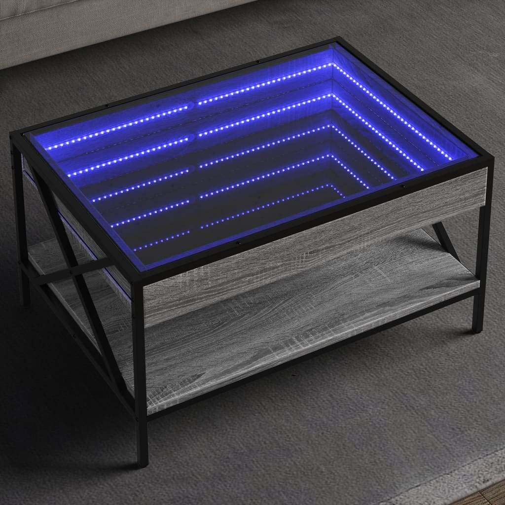 Salontafel Met Infinity Led Kleurig