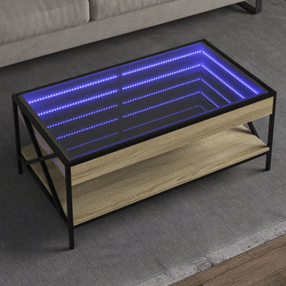 Salontafel Met Infinity Led Kleurig