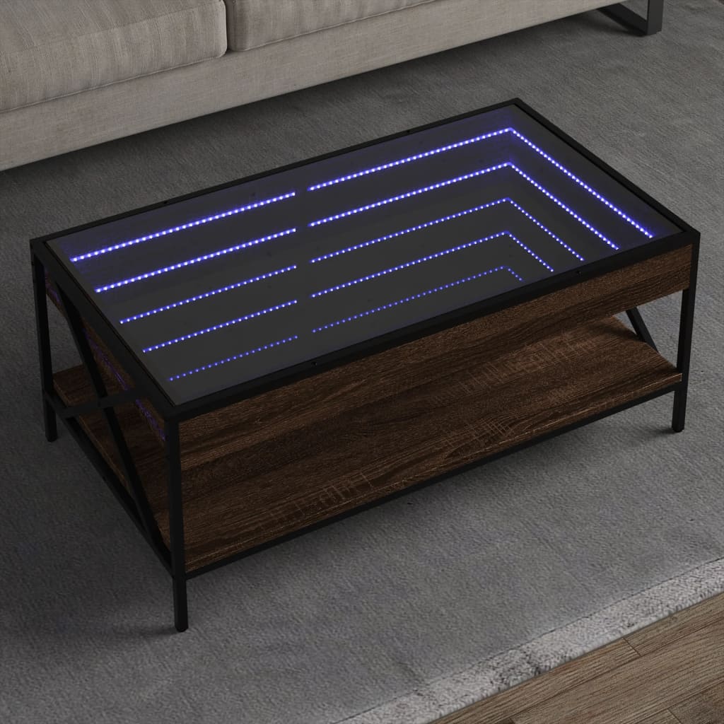 Salontafel Met Infinity Led Kleurig