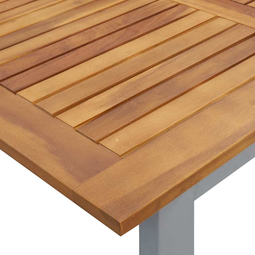 Tuin Eetset 5 Pcs En Bruin Massief Acaciahout