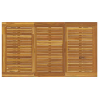 Tuin Eetset 5 Pcs En Bruin Massief Acaciahout