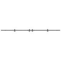 Doos Met Onderdelen Voor Schuifdeur 427 Cm Staal Zwart