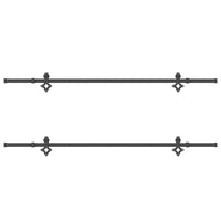 Doos Met Onderdelen Voor Schuifdeur 427 Cm Staal Zwart