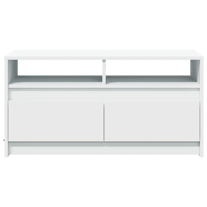 Salontafel Met Led-Verlichting Bewerkt Hout