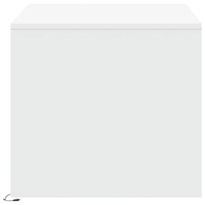 Salontafel Met Led-Verlichting Bewerkt Hout