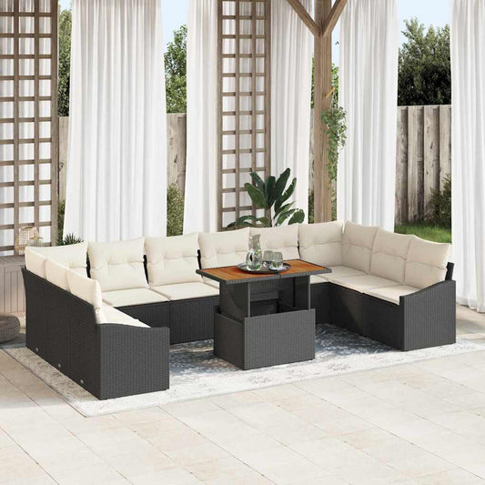 Tuin Eetset Met Kussen 11 Pcs 100 X 55 X 73 Cm