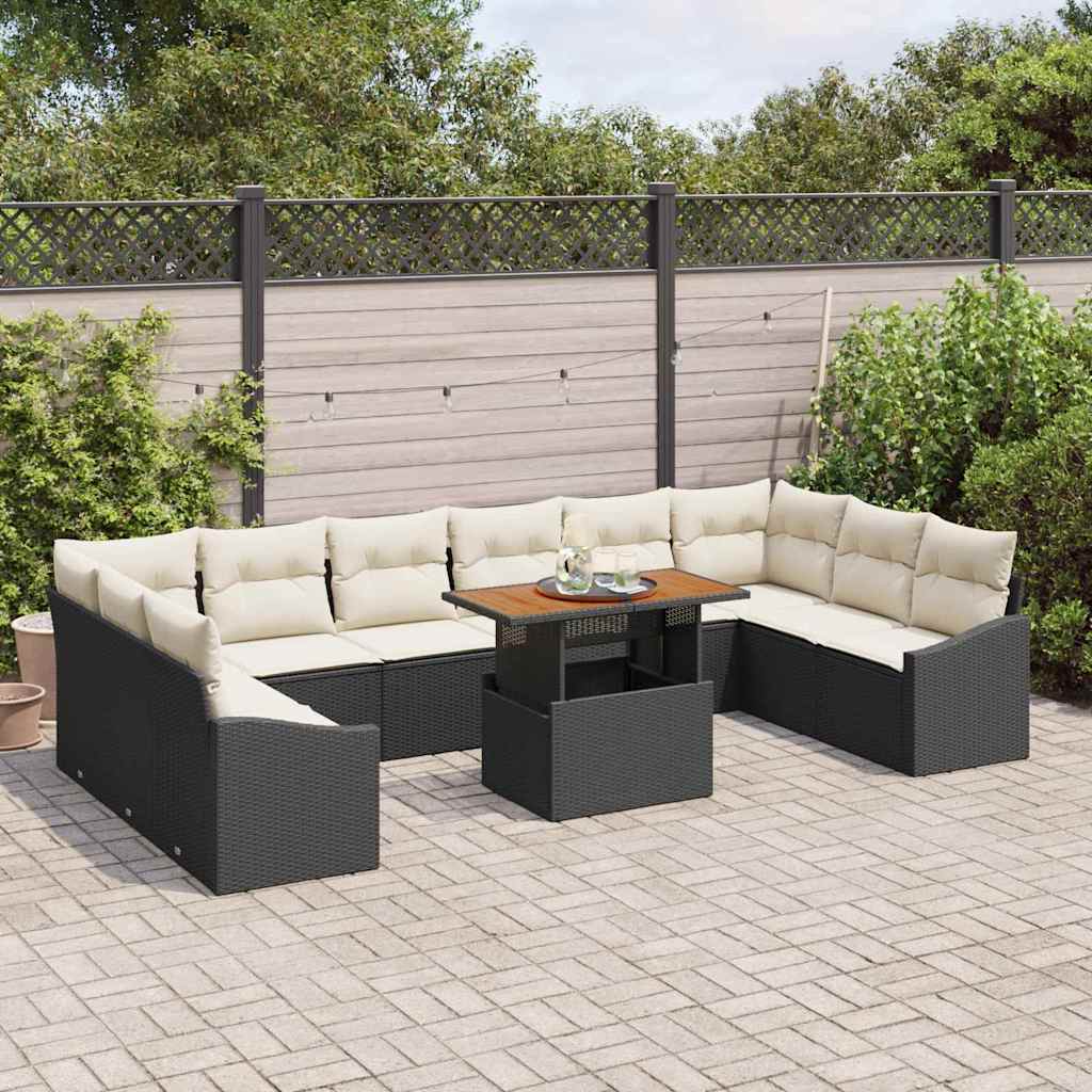 Tuin Eetset Met Kussen 11 Pcs 100 X 55 X 73 Cm