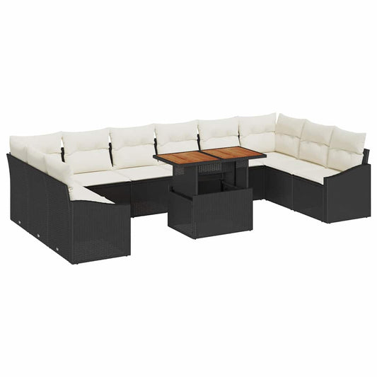 Tuin Eetset Met Kussen 11 Pcs 100 X 55 X 73 Cm