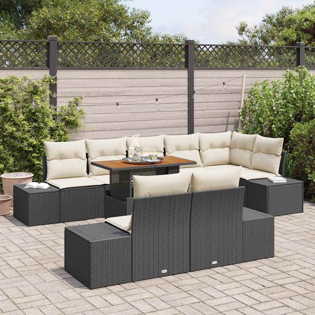 Tuin Eetset Met Kussen 9 Pcs 100 X 55 X 73 Cm
