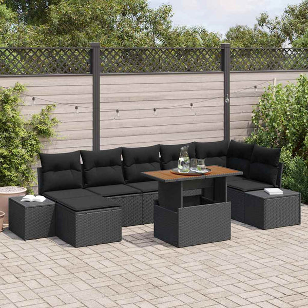 Tuin Sofa Set Met Kussen 8 Pcs