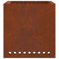 Rookloze Vuurschaal Bruin 48 X 48 X 50 Cm Cortenstaal