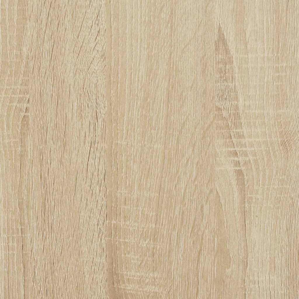 Bijzettafel 2 Pcs Engineered Hout En Staal