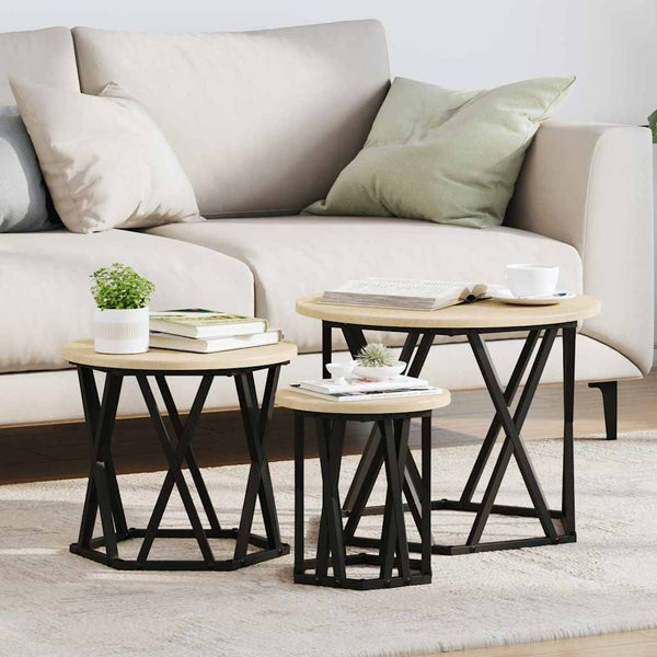 Nestbare Bijzettafel 3 Pcs