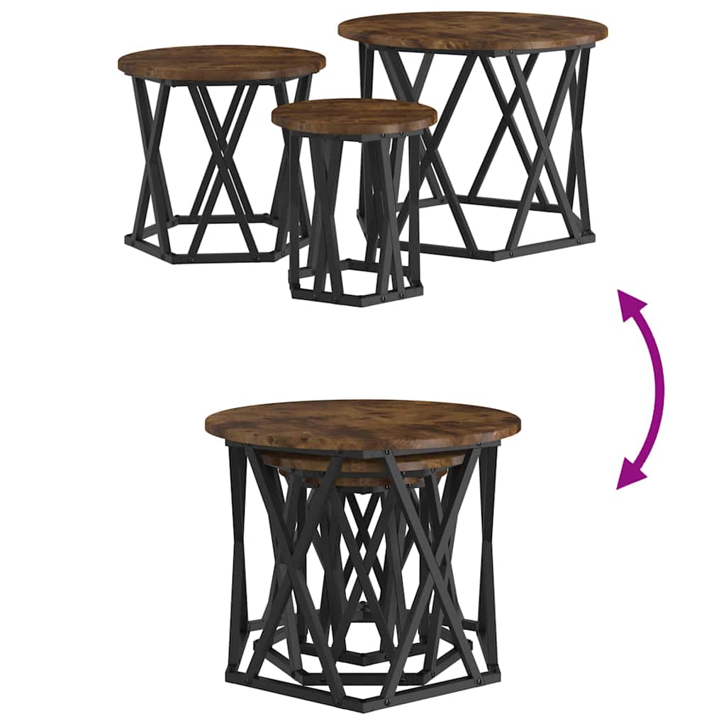 Nestbare Bijzettafel 3 Pcs