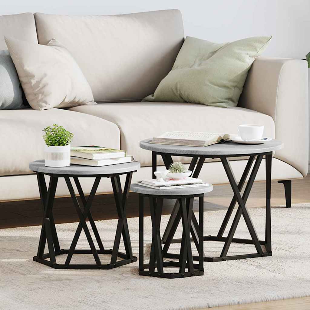 Nestbare Bijzettafel 3 Pcs