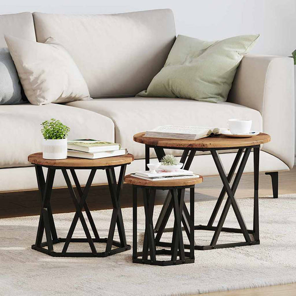 Nestbare Bijzettafel 3 Pcs