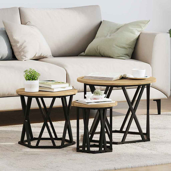 Nestbare Bijzettafel 3 Pcs